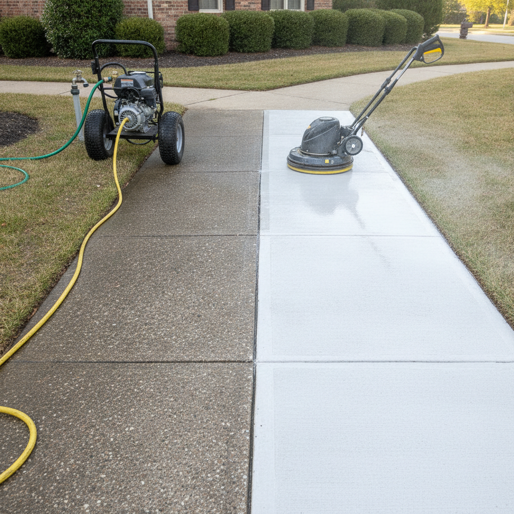 done Sidewalk Cleaning - No Face and Text